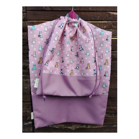 "Cicák és szívek" 2 részes Ovis zsák