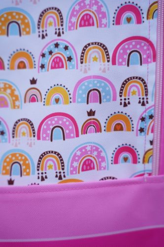"Pink unicornis"  2 részes Ovis zsák szett (ici pici nyomtatási hibával)